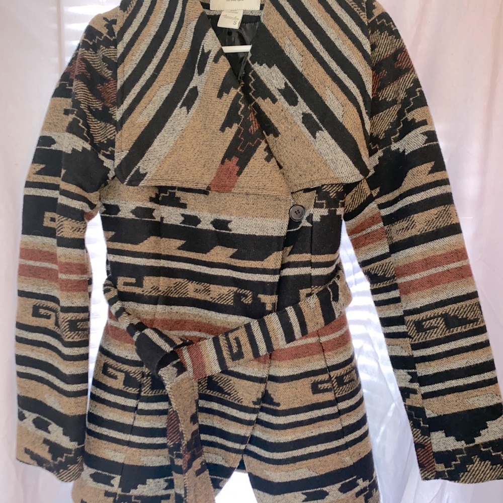 Tribal Print Coat